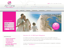 Tablet Screenshot of allinone-services.com
